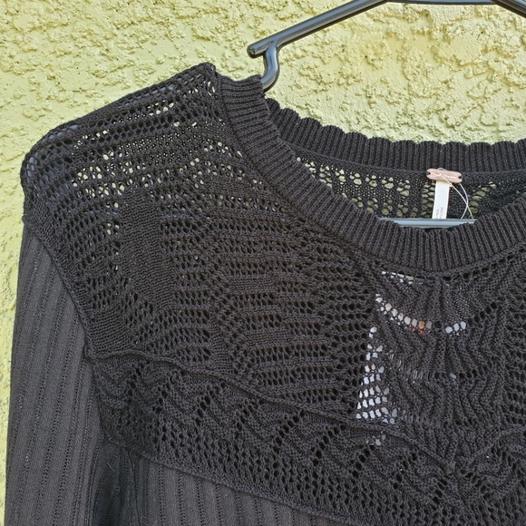 NWT Free People Black Colette Swit - Picture 4 of 5